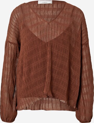 Guido Maria Kretschmer Women Blouse 'Gina' in Brown: front