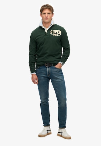 T-Shirt 'Athletic' Superdry en vert