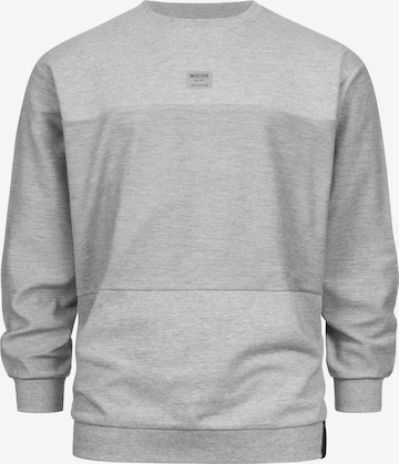 INDICODE JEANS Sweatshirt 'Bridge' in Grey: front