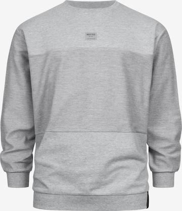 INDICODE JEANS Sweatshirt 'Bridge' in Grau: Vorderseite