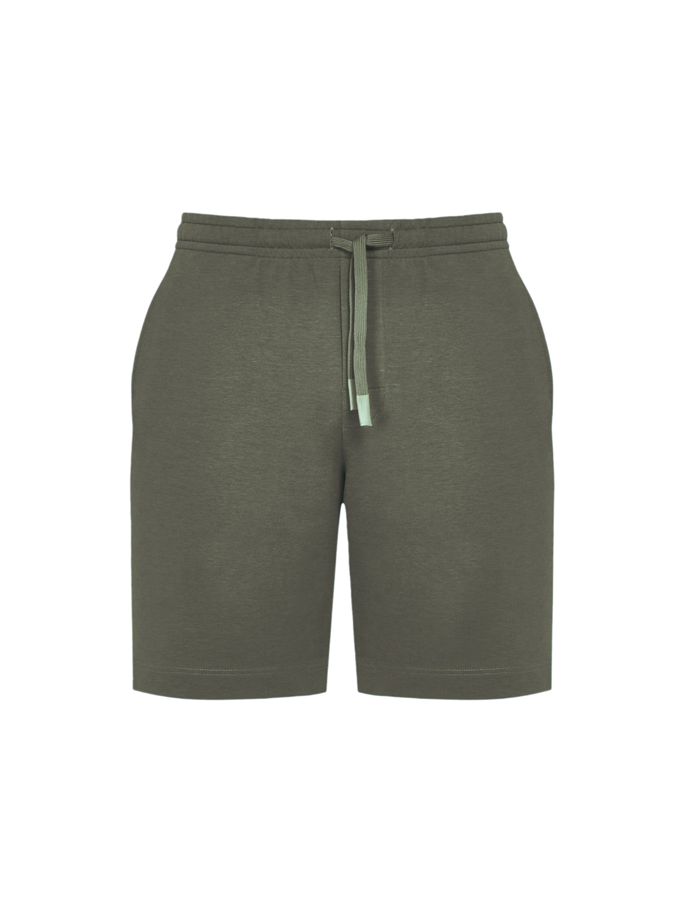 Regular Pantalon de pyjama Mey en vert : devant