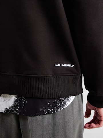 Felpa 'Hearts' di Karl Lagerfeld in nero