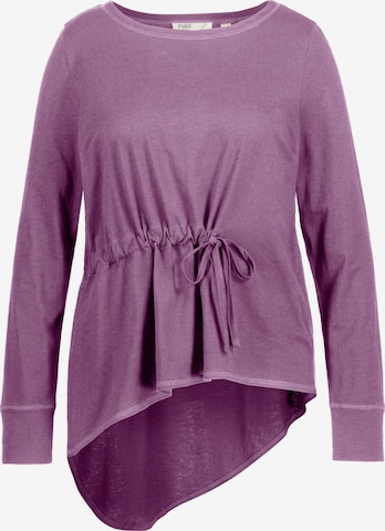 T-shirt Ulla Popken en violet : devant