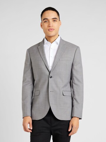 TOPMAN Slim fit Business blazer in Grey: front