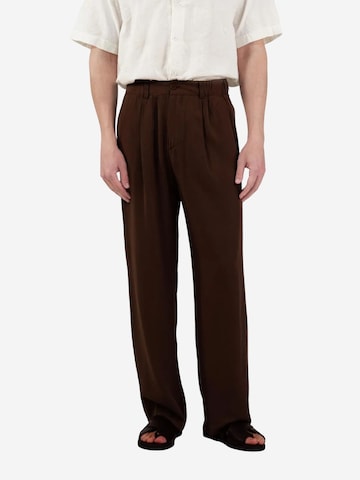 Regular Pantalon à pince Giesto en marron : devant