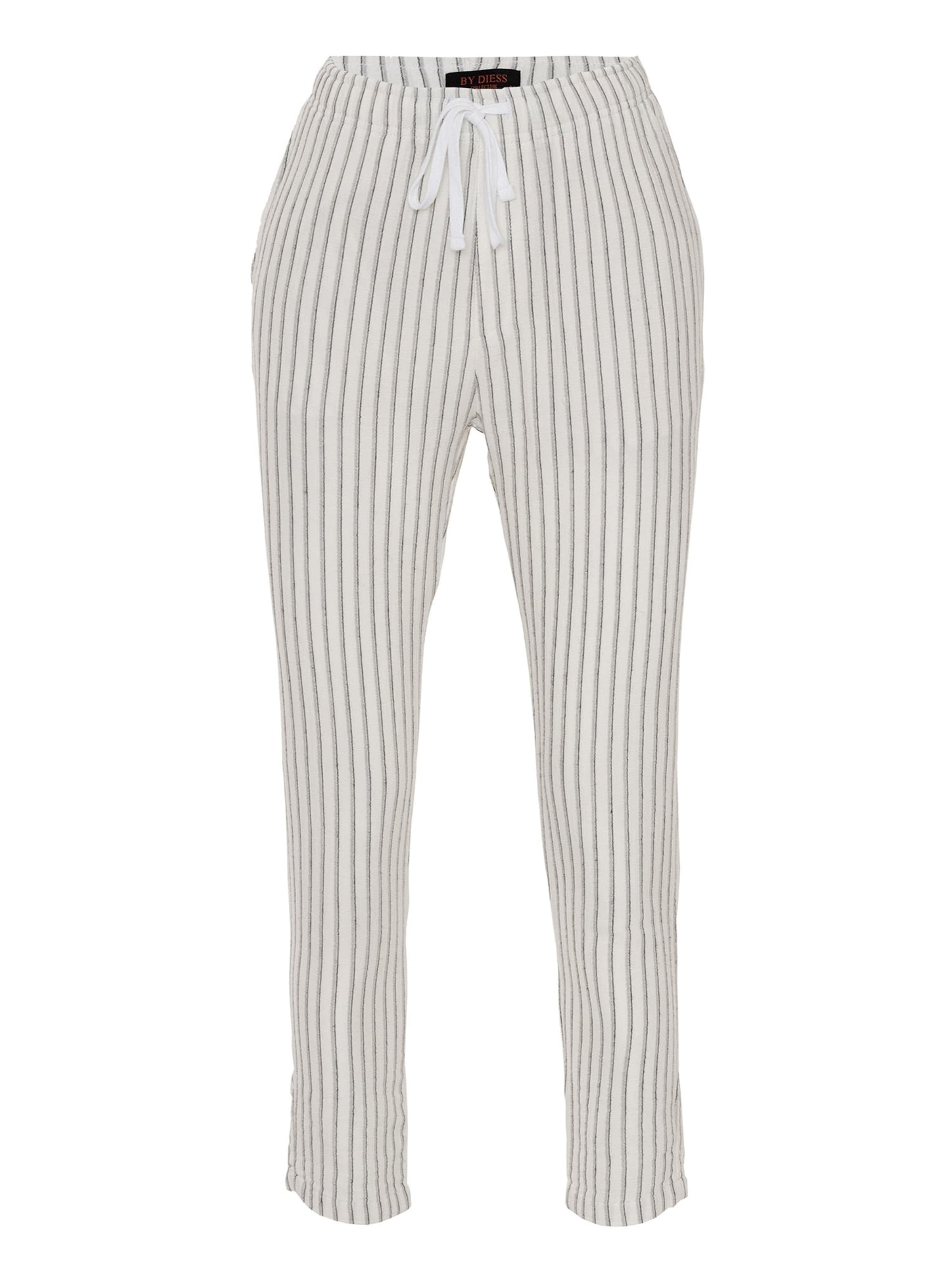 Coupe slim Pantalon By Diess Collection en blanc : devant