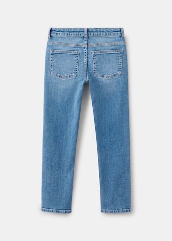 MANGO KIDS Slimfit Jeans i blå