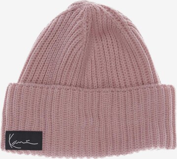 Karl Kani Hat & Cap in One size in Pink: front