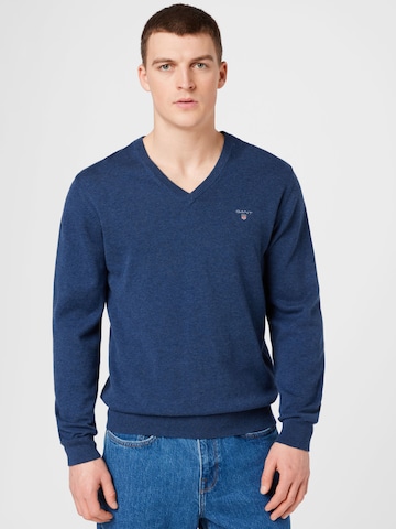 GANT - Pullover 'Classic' em azul: frente
