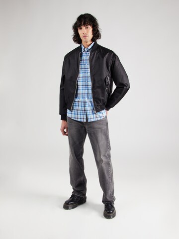 FYNCH-HATTON Regular fit Button Up Shirt 'Classic' in Blue