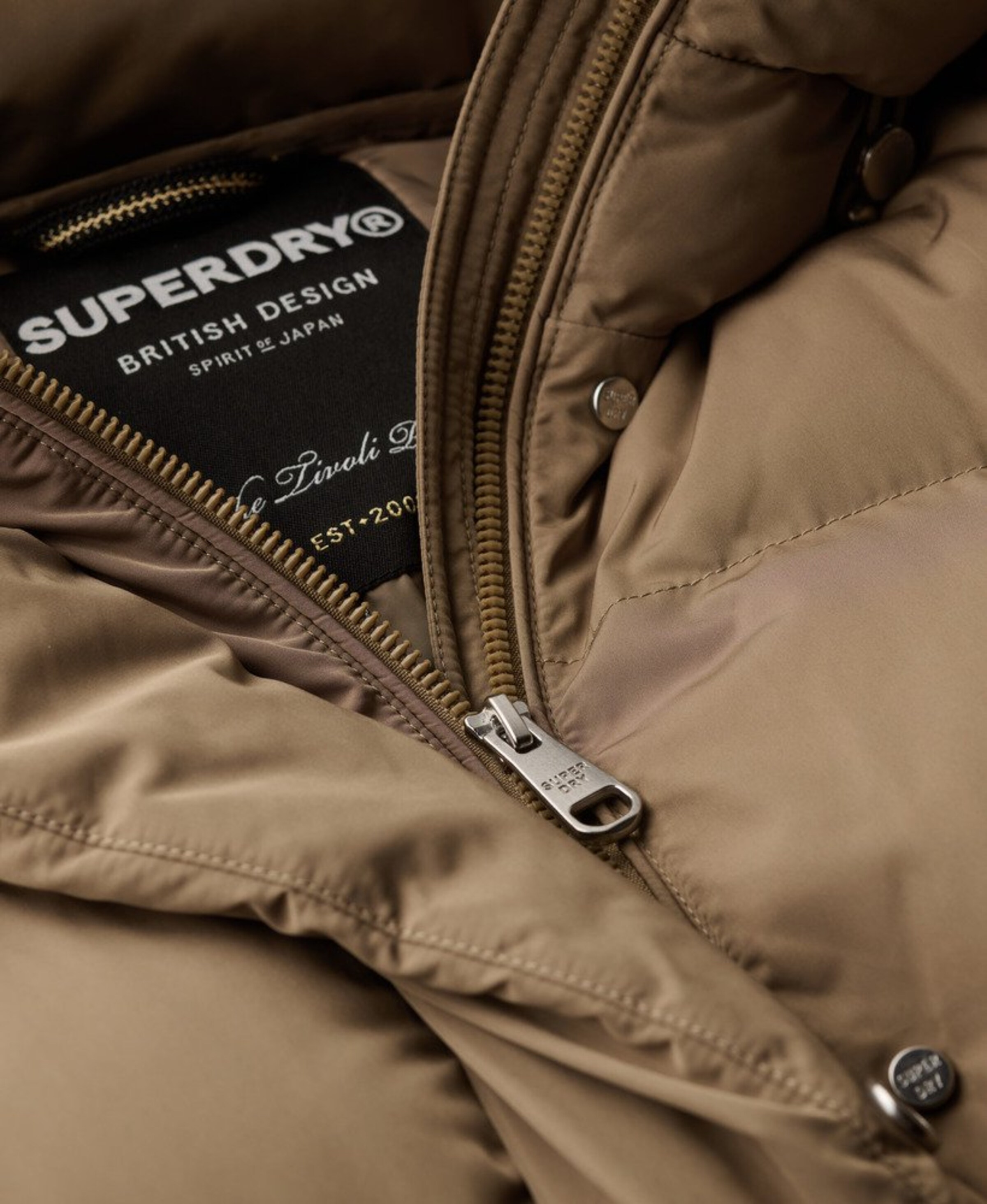 Manteau mi-saison Superdry en marron