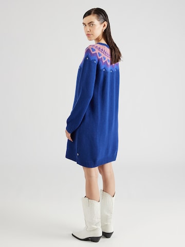 Rochie tricotat de la Danefae pe albastru