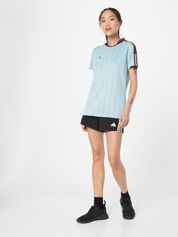 Tricou funcțional 'Tiro' de la ADIDAS SPORTSWEAR pe albastru