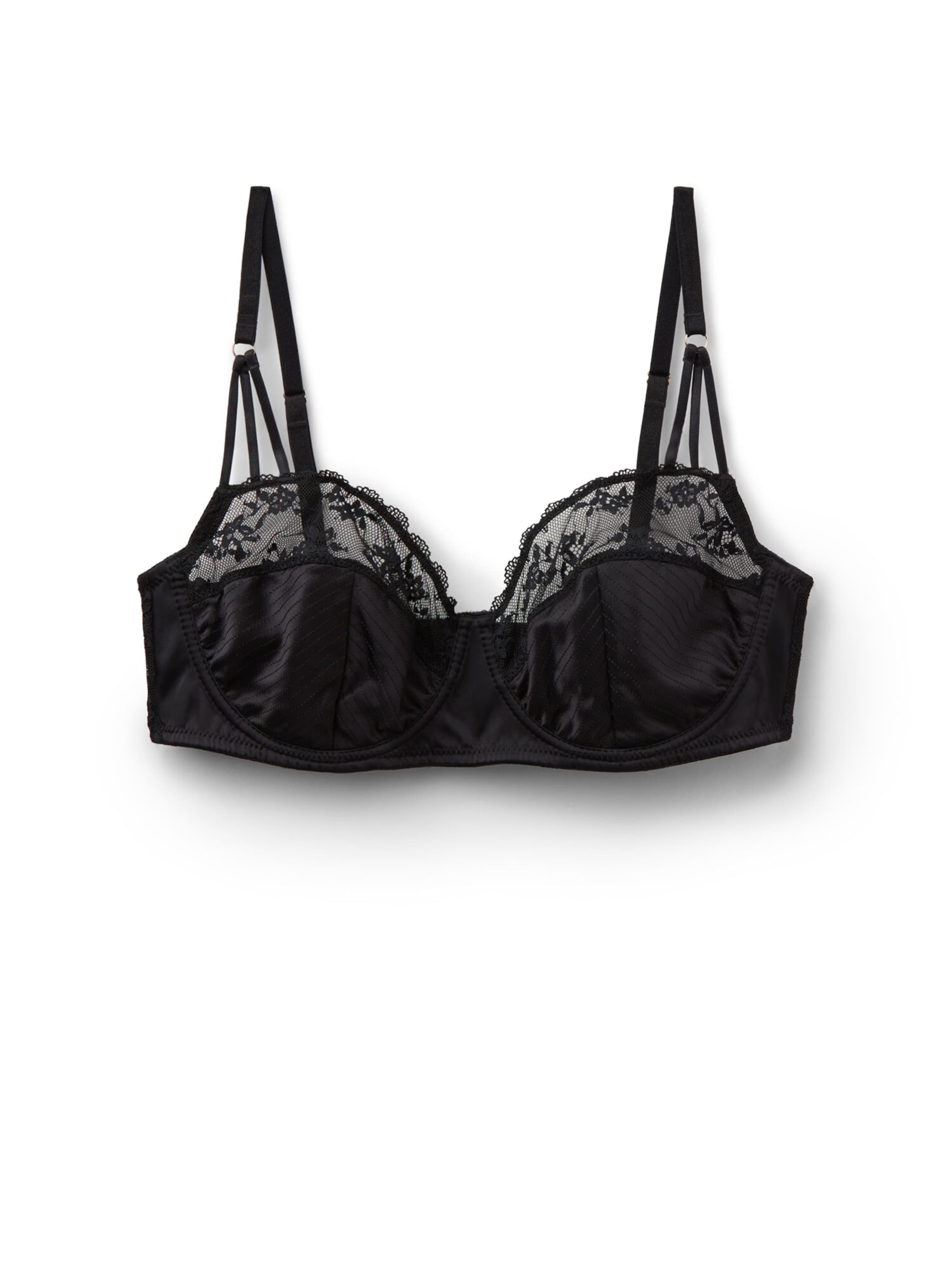 INTIMISSIMI Klassisch BH 'Daniela The Art of Lingerie' in Schwarz: Vorderseite