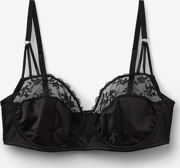 INTIMISSIMI Klassisch BH 'Daniela The Art of Lingerie' in Schwarz: Vorderseite