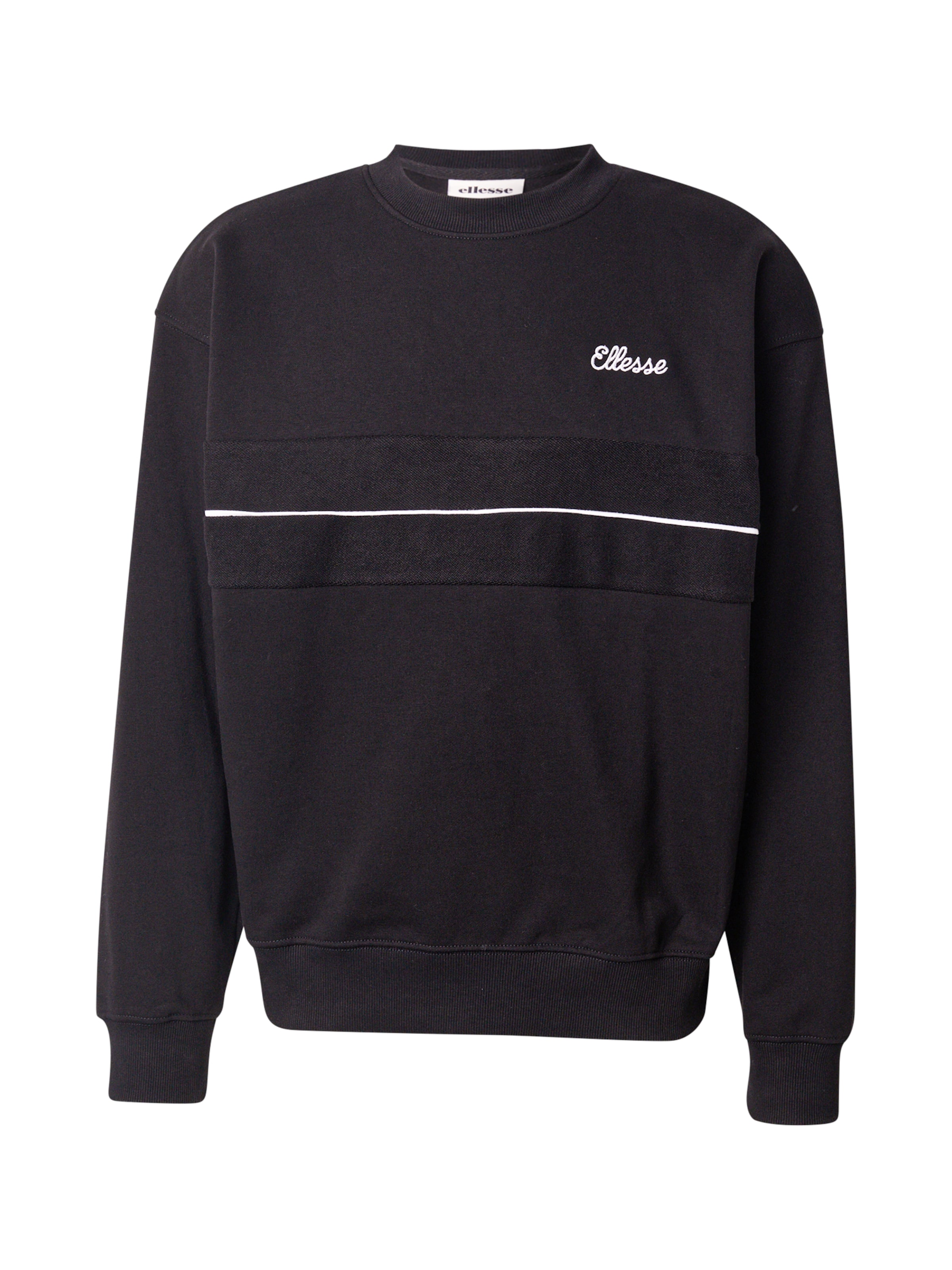 ELLESSE Sweatshirt in Zwart: voorkant