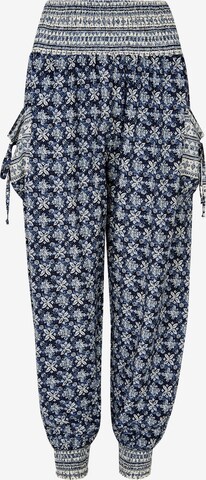 Apricot Loosefit Broek in Blauw: voorkant