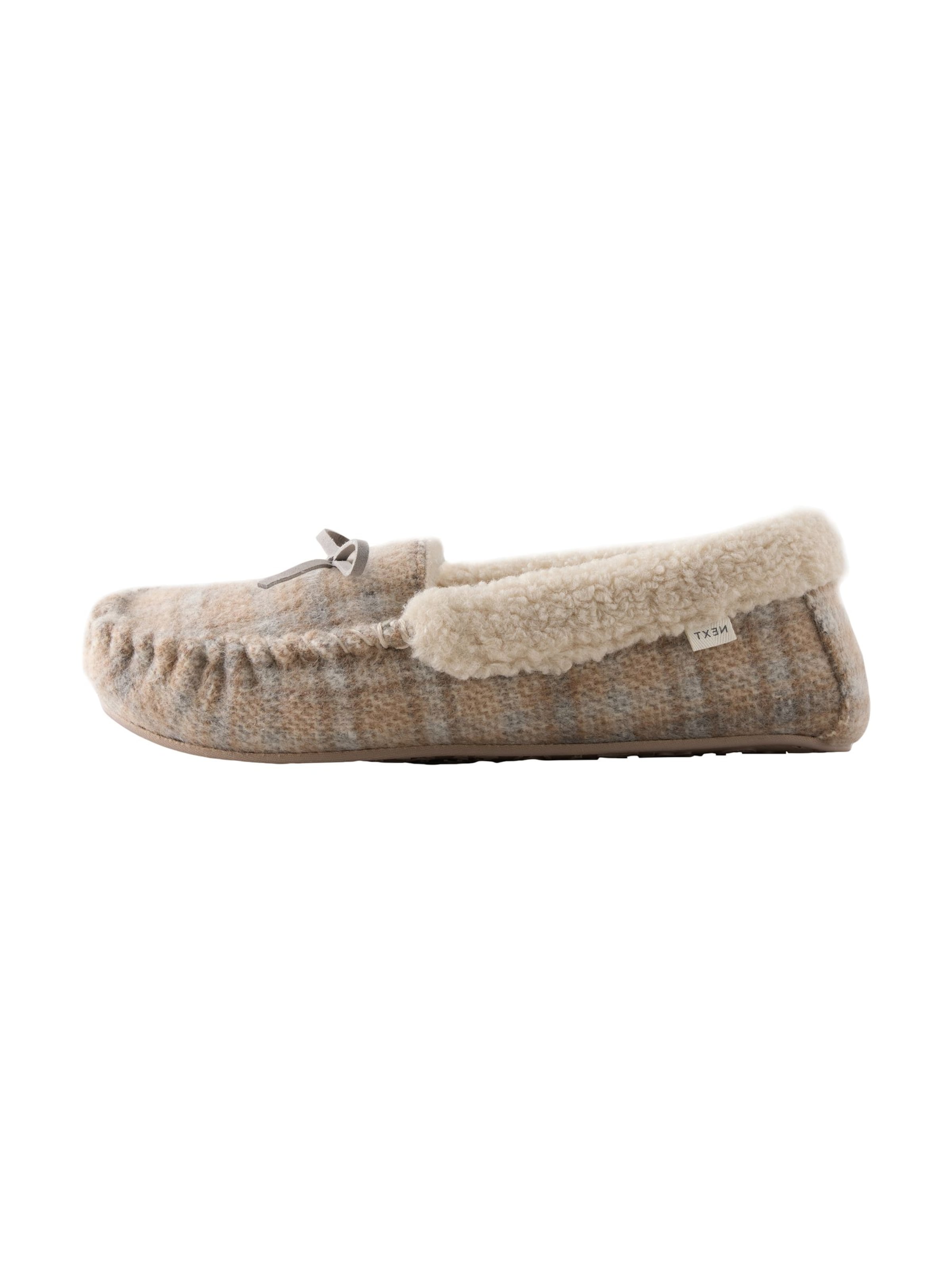 Next - Mocasines en gris: frente