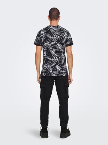 Only & Sons Tričko 'Iason' - Čierna