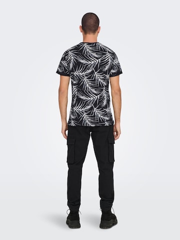 Only & Sons T-shirt 'Iason' i svart