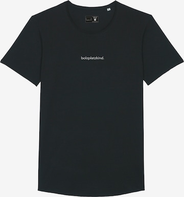 Bolzplatzkind T-Shirt in Schwarz: predná strana