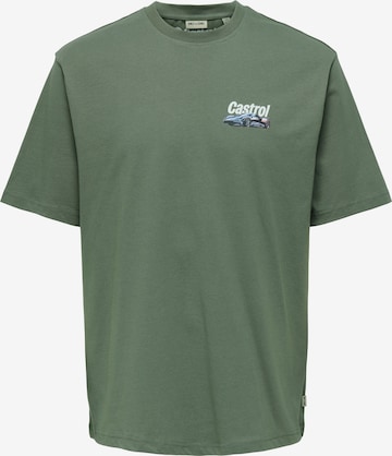 Only & Sons Paita 'ONSCASTROL' värissä harmaa: etupuoli