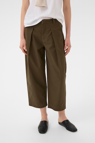 InWear Loosefit Hose 'TinikkaIW' in Grün: Vorderseite
