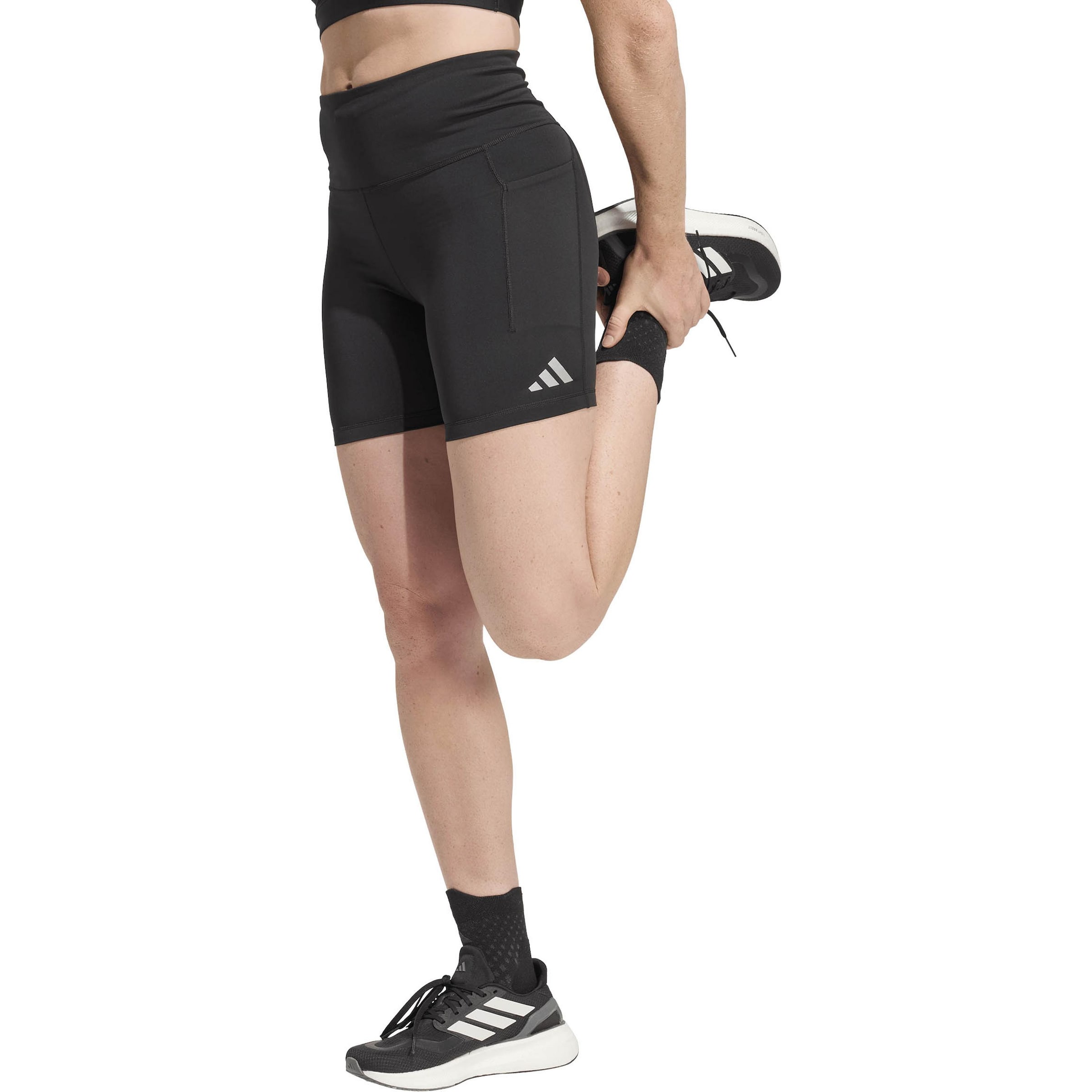 ADIDAS PERFORMANCE Skinny Sportsbukser 'Adi365' i sort: forside