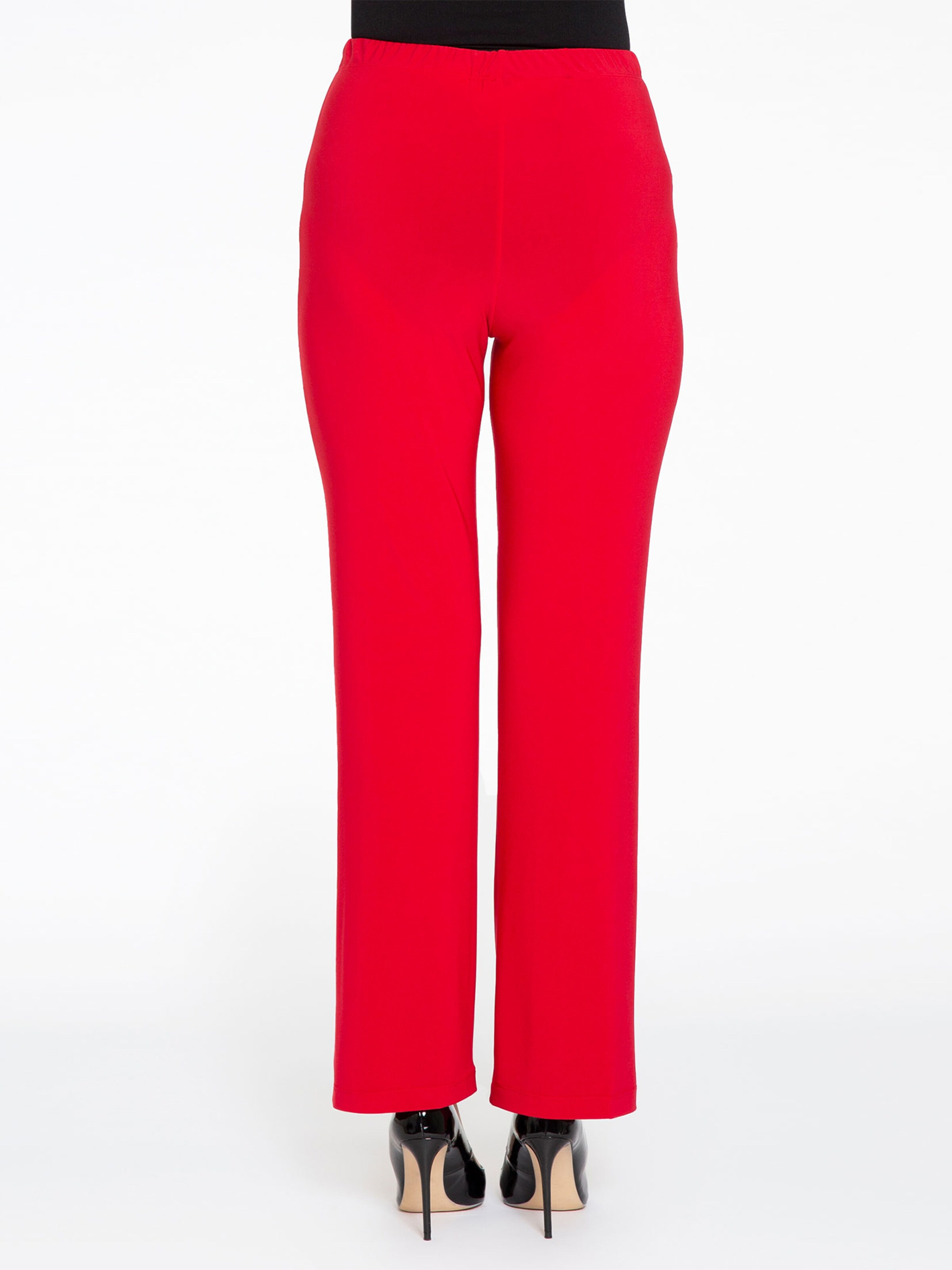 YOEK Skinny Leggings ' Dolce ' in Rood