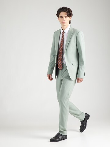 Lindbergh Slimfit Puku värissä vihreä