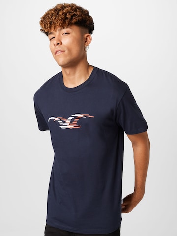 Cleptomanicx Shirt in Blue: front