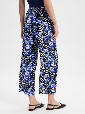 Marie Lund Wide Leg Hose in Blau