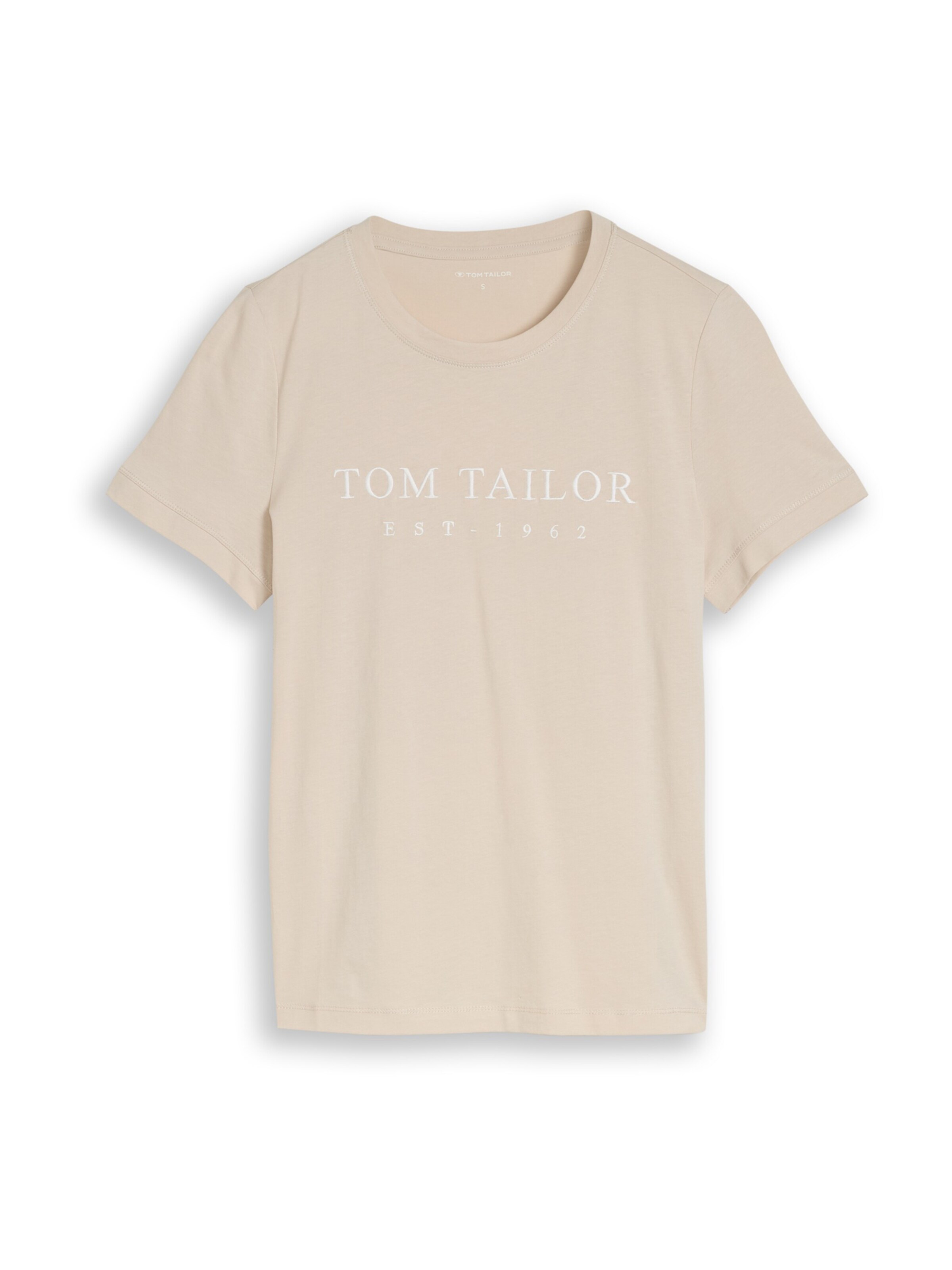 TOM TAILOR Majica | rjava barva: sprednja stran