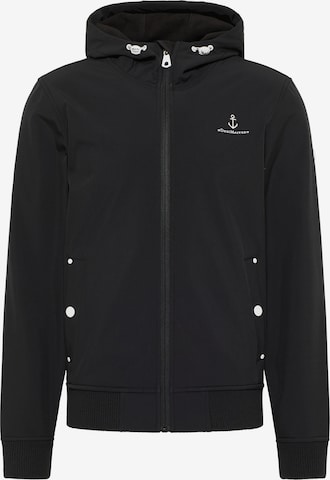 Veste mi-saison DreiMaster Maritim en noir : devant