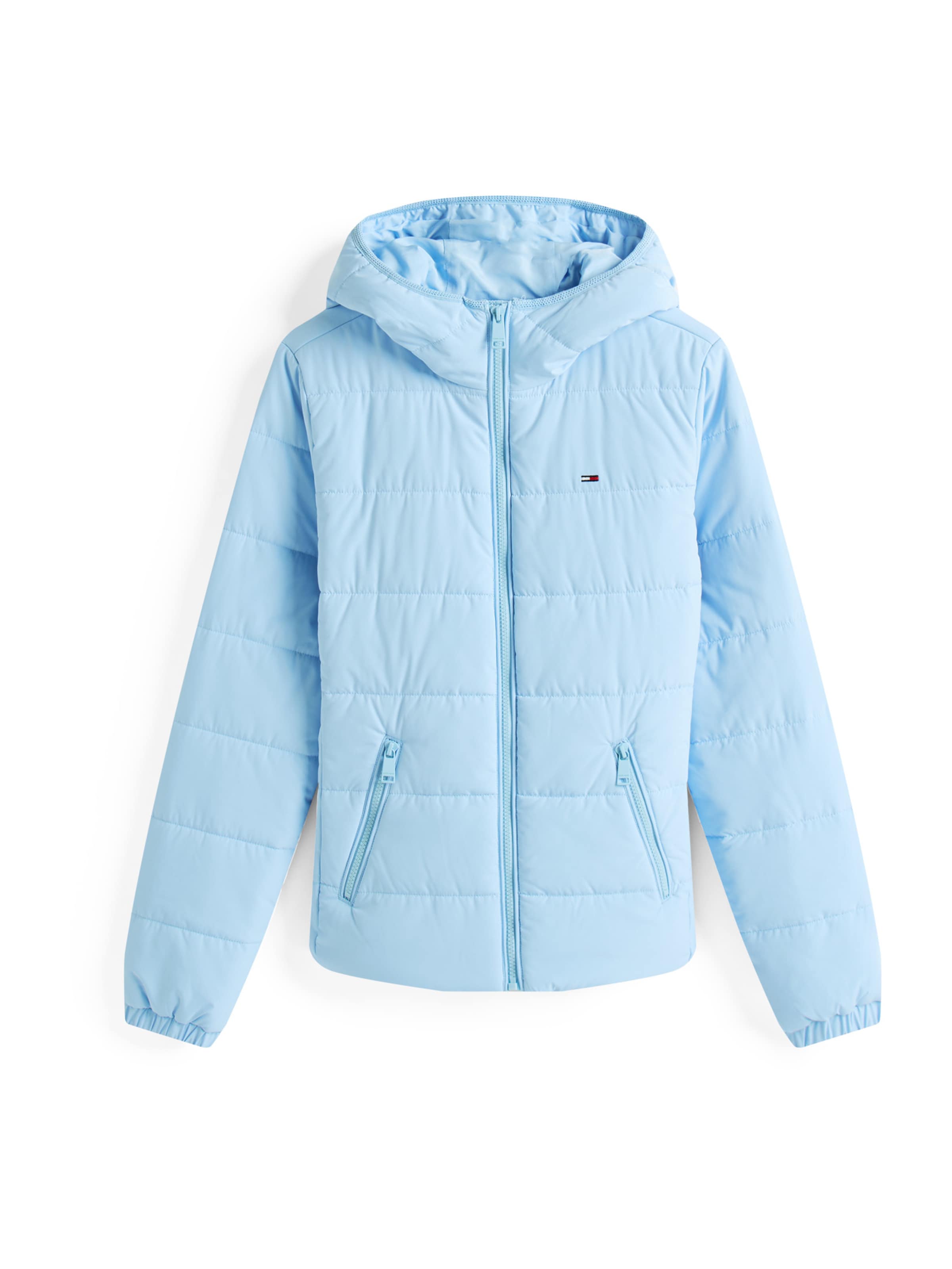 Tommy Jeans Prehodna jakna | modra barva: sprednja stran