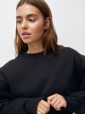 Pull&Bear Sweatshirt in Schwarz