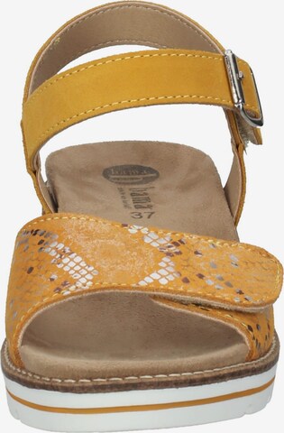 Sandales Bama en jaune