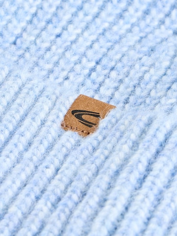 CAMEL ACTIVE Warme Mütze aus Wollmischung in Blau