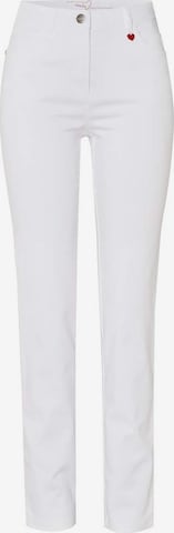 TONI Slim fit Pants in White: front