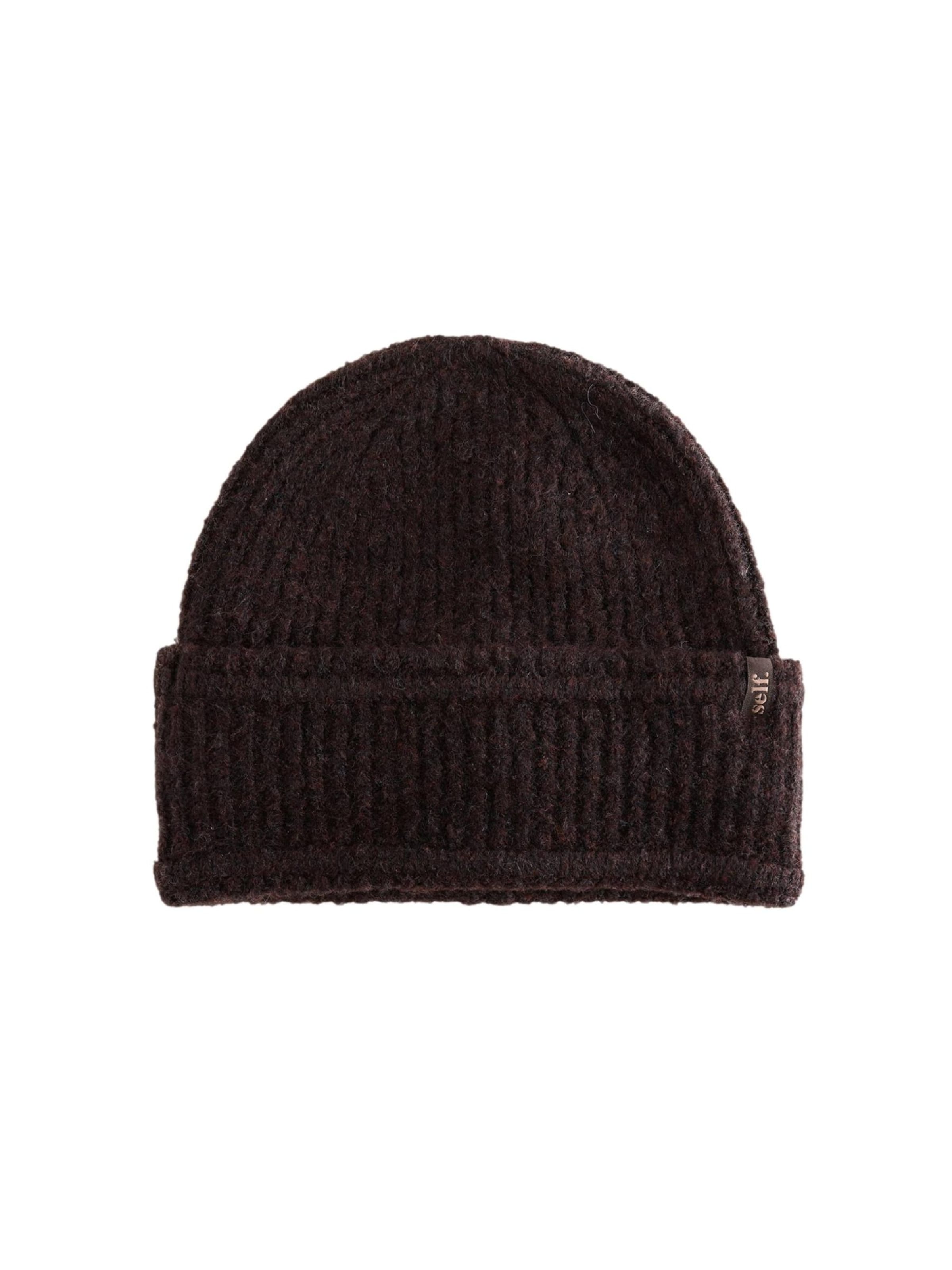 Bonnet self. en marron : devant