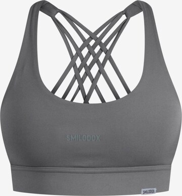 Bustier Soutien-gorge de sport 'Advance Pro' Smilodox en gris : devant