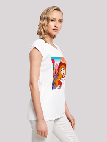 F4NT4STIC Shirt 'Alice im Wunderland Double Alice' in Weiß
