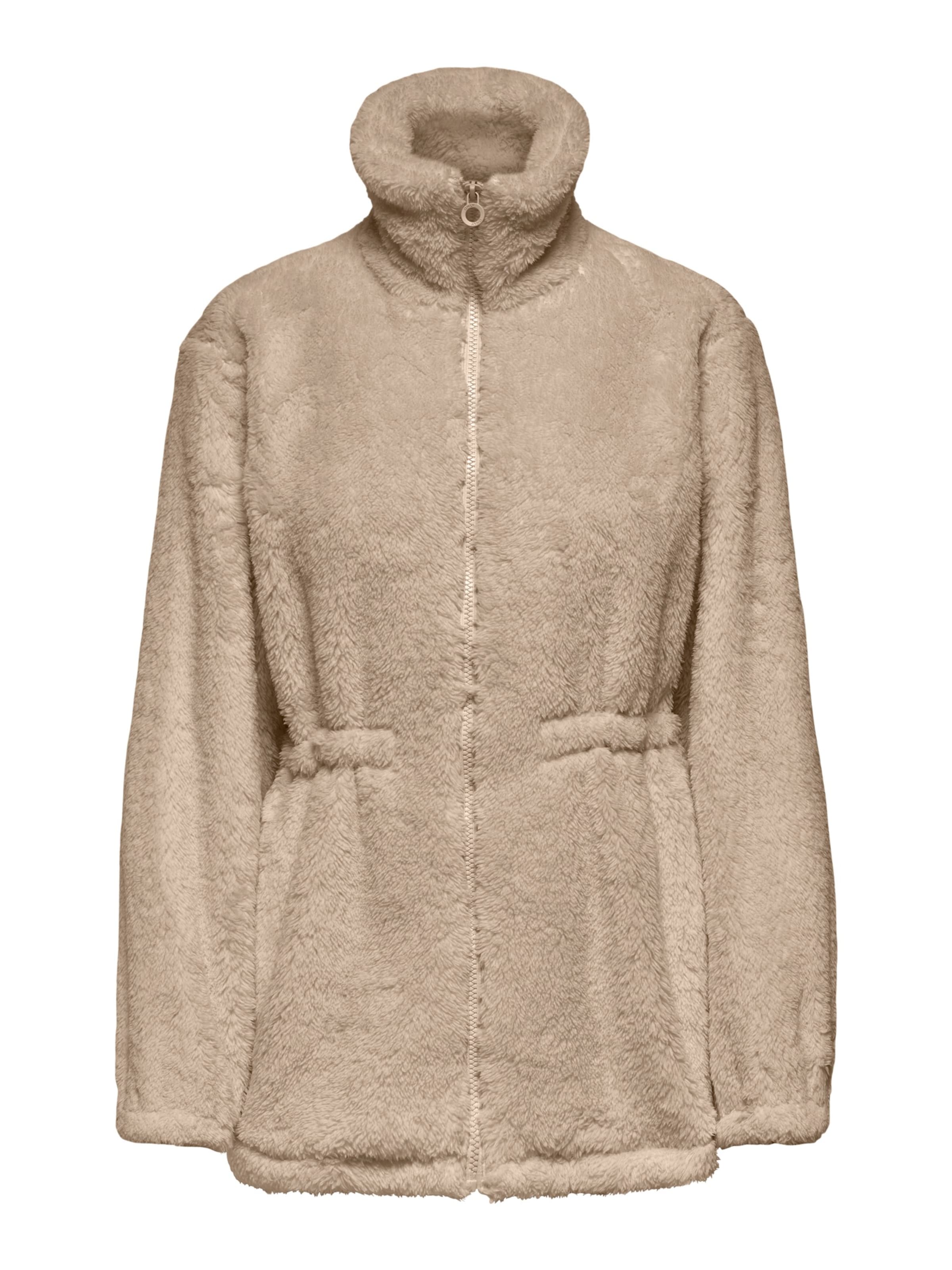 Giacca di pile 'ONLCONTACT' di ONLY in beige: frontale