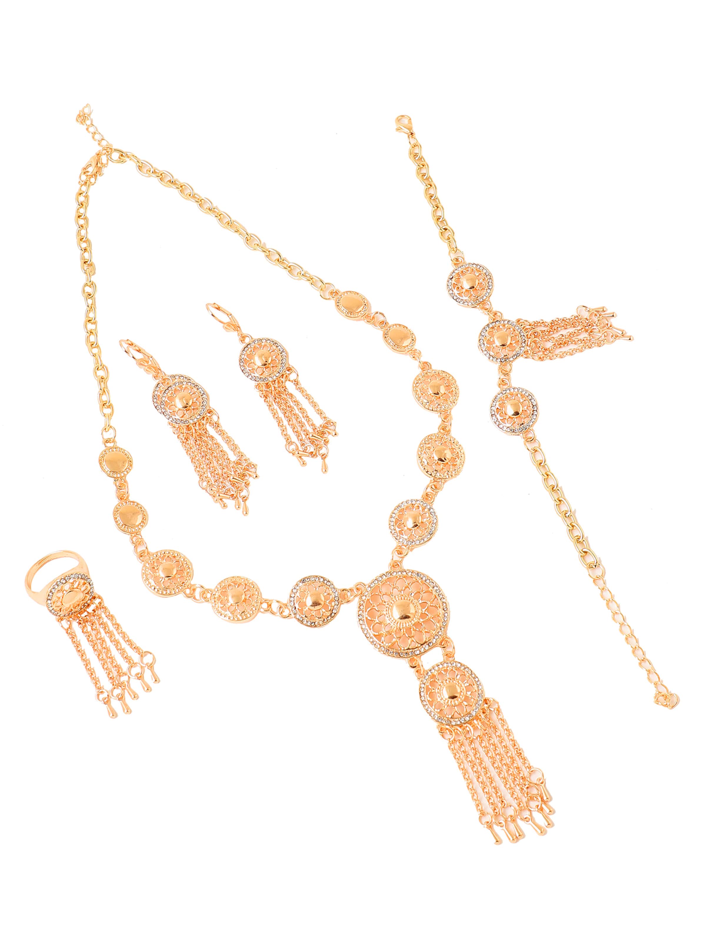 Parure de bijoux 'Sudhir' SOHI en or : devant