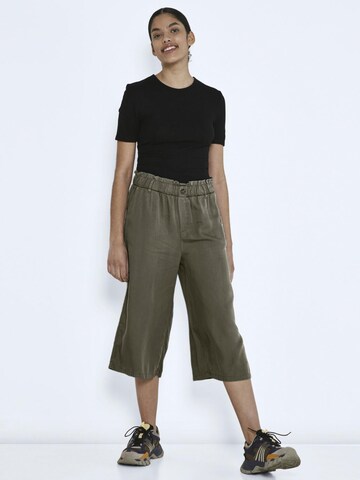 Wide Leg Pantalon 'IDA MARIE' Noisy may en vert : devant