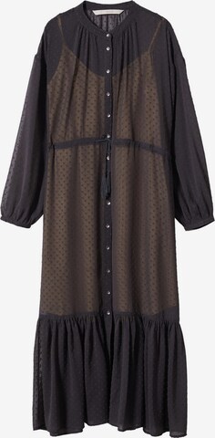 Robe-chemise 'Luisa' MANGO en gris : devant