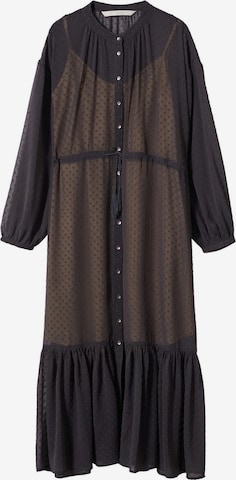 MANGO Shirt Dress 'Luisa' in Grey: front