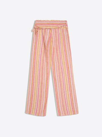 Bershka Loosefit Kalhoty – žlutá