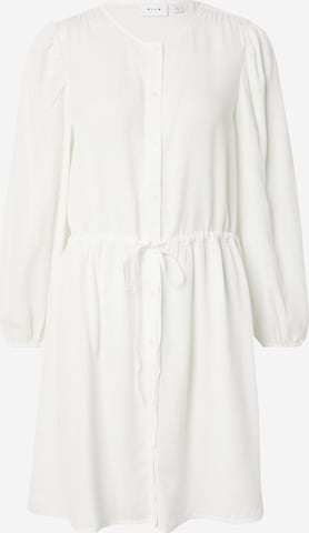 Robe-chemise 'PRICIL' VILA en blanc : devant