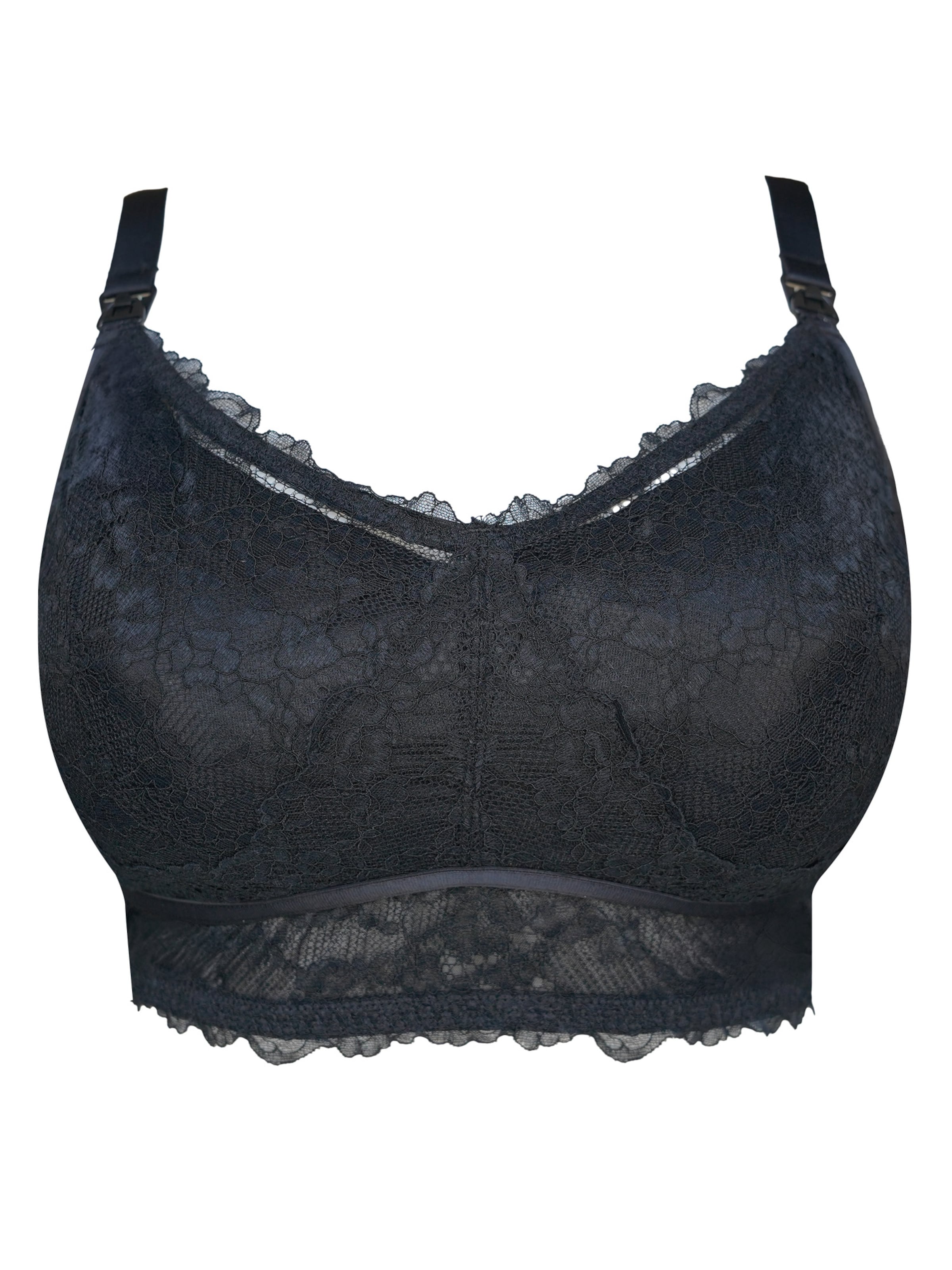 Soutien-gorge d’allaitement SugarShape en noir : devant
